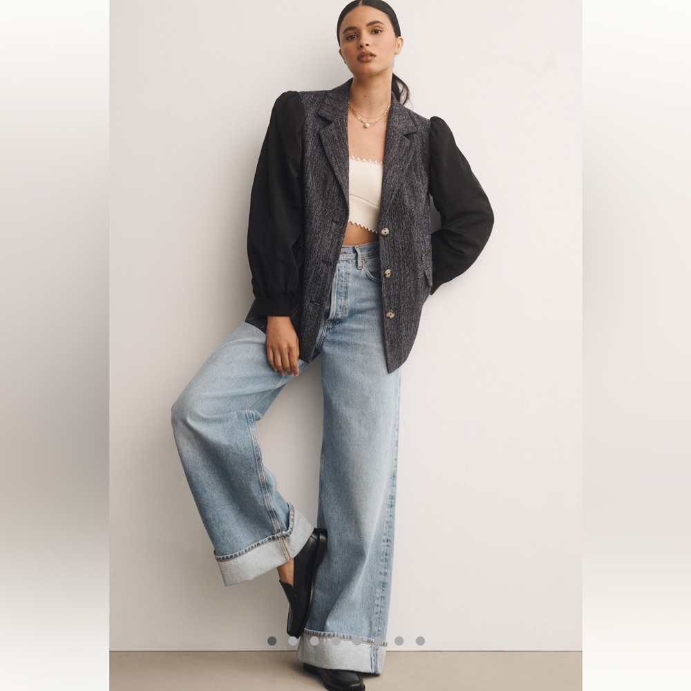 NWT Maeve Media mixed jacket